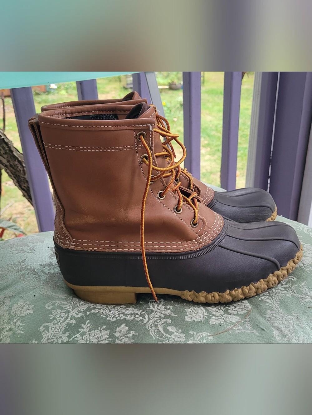 L.L. Bean 8" Mens Leather Duck Boot Gore-Tex Waterproof Insulated Size 11